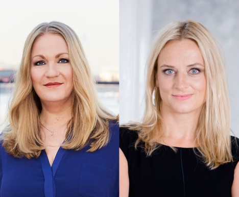 Einst Chefredakteurinnen im Verlagskonzern, heute Unternehmensgrnderinnen: Gabriele Mhlen (li.) und Joy Jensen - Fotos: privat, Nele Martensen